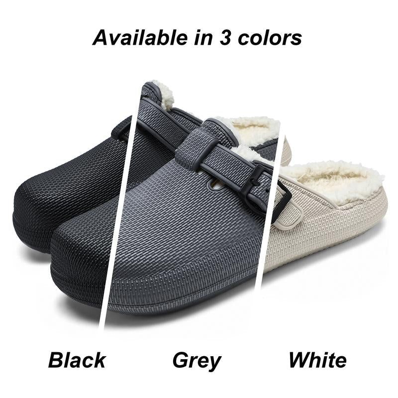 Cozy Winter EVA Foam Fleece-Lined Slippers | Ultra-Warm Indoor/Outdoor Slip-Ons for Men & Women - Non-Slip, Lightweight & Cushioned Home Footwear