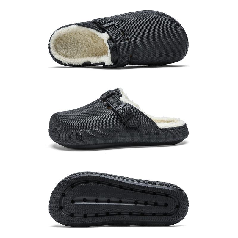 Cozy Winter EVA Foam Fleece-Lined Slippers | Ultra-Warm Indoor/Outdoor Slip-Ons for Men & Women - Non-Slip, Lightweight & Cushioned Home Footwear