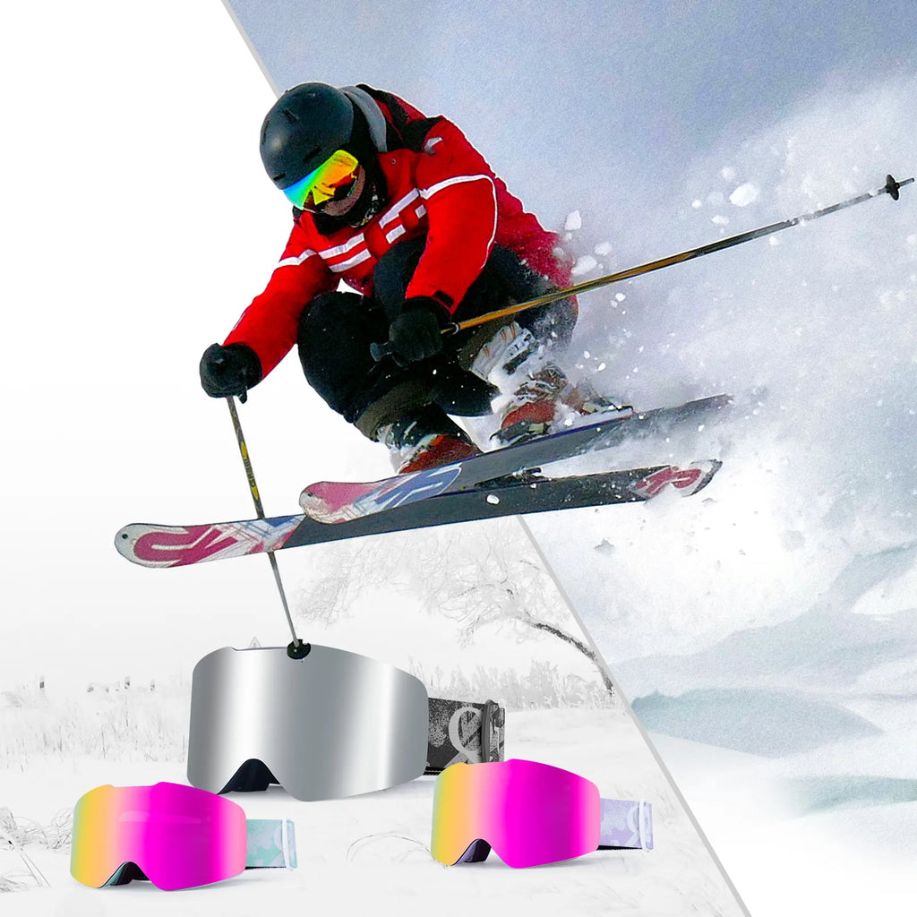Frameless Anti-Fog Ski Goggle with UV400 Protection